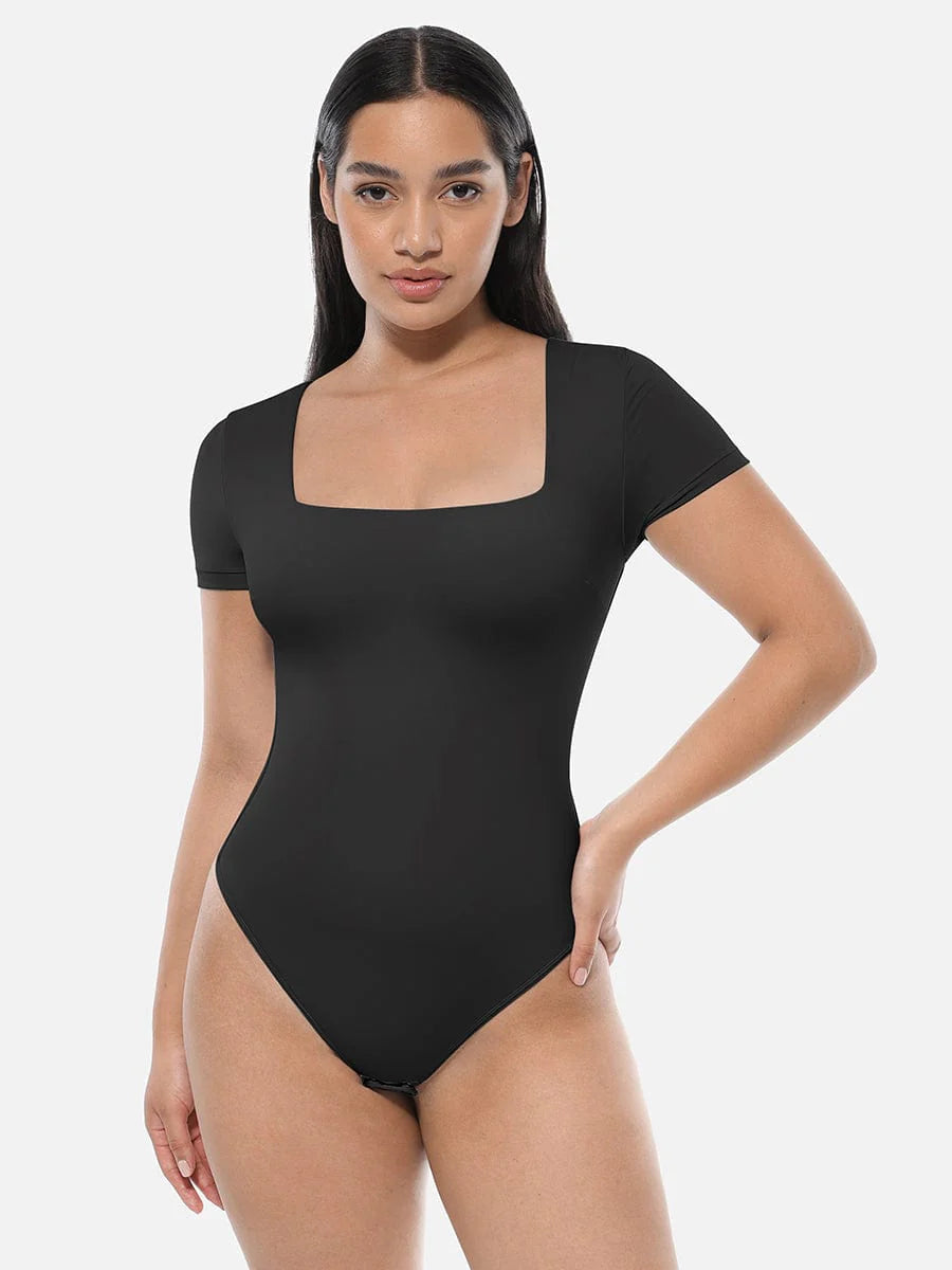 Square Neck Shapewear Bodysuit