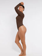 Long Sleeved V-neck Bodysuit