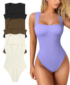 Ribbed Snatched Shapewear Bodysuit