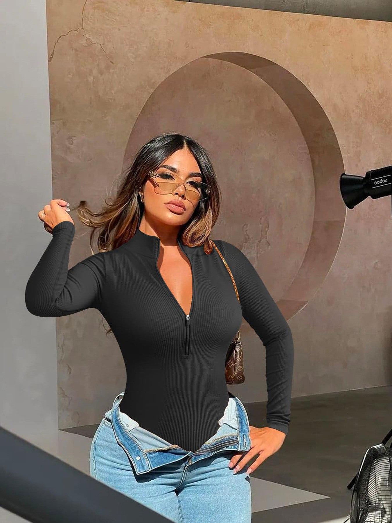 Long Sleeve Fitted Bodysuit