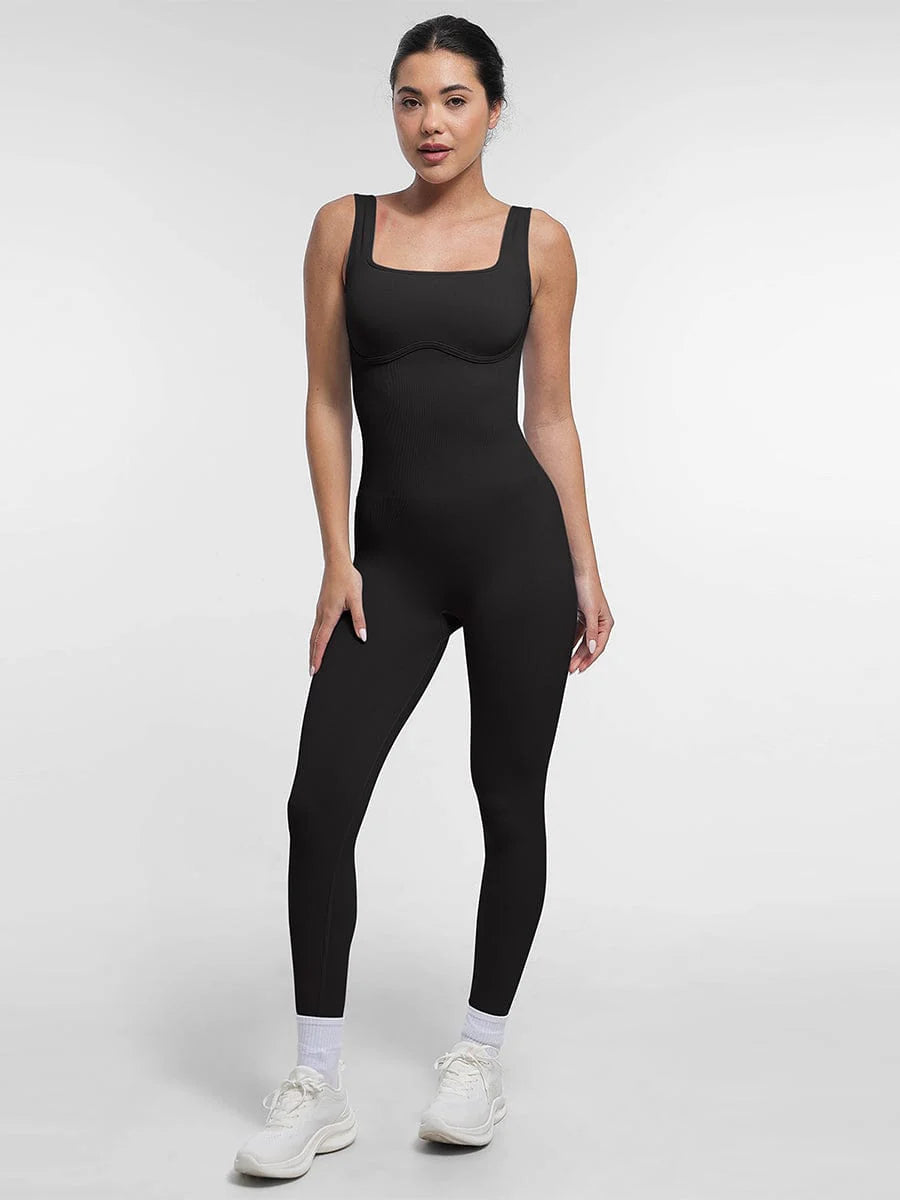 Square Neck Shapewear Jumpsuit