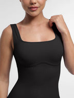 Square Neck Shapewear Jumpsuit