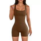 Round Neck Shapewear Jumpsuit