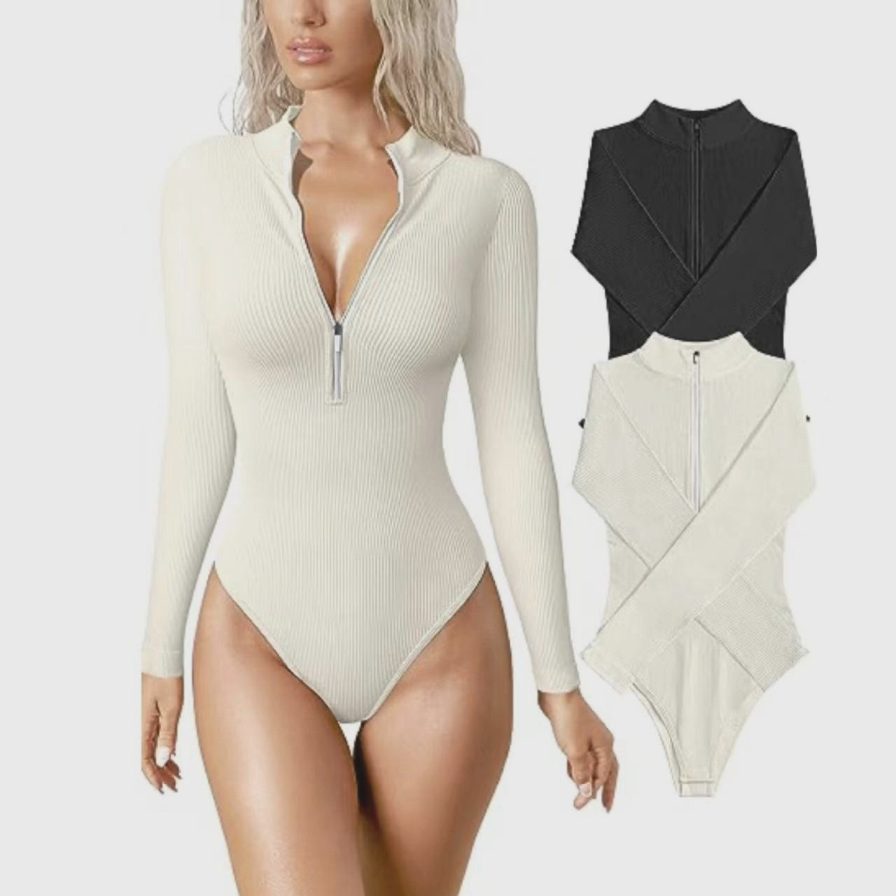 Long Sleeve Fitted Bodysuit