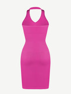 Wholesale Seamless Halter Neck Deep U Outer Wear Shaping Dress