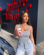 Ribbed Snatched Shapewear Bodysuit