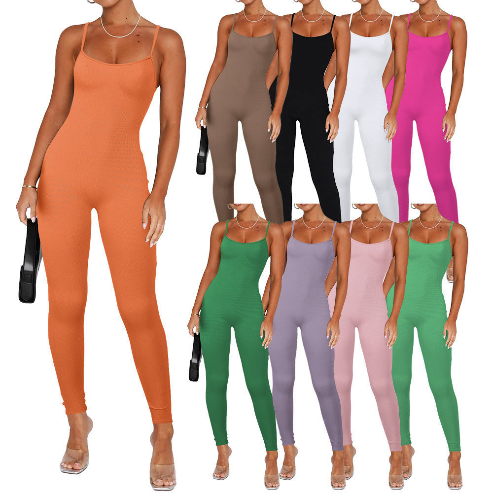M3130 AliExpress Ebay European And American Women's Fashion Comfortable Sexy Long Tight Backless Suspenders