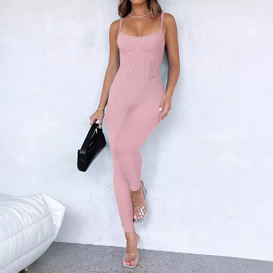 M3130 AliExpress Ebay European And American Women's Fashion Comfortable Sexy Long Tight Backless Suspenders