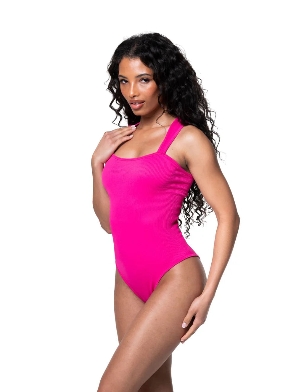 Ribbed Snatched Shapewear Bodysuit