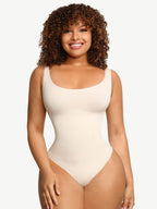 Seamless Outerwear Belly Control Thong Bodysuit