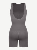 Round Neck Seamless Sexy U Back Shape Shapewear with Removable Cups
