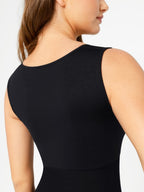 Spaghetti Strap Square Neck Long Dress