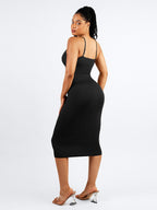 Wholesale🌿 Eco-friendly Seamless 360° Waist Control Midi Shaping Dress