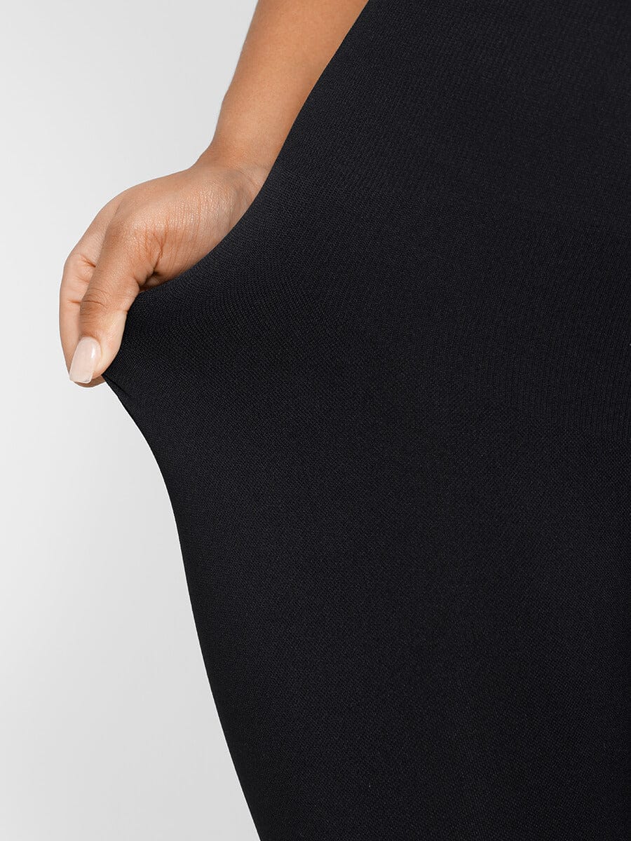 Square Neck U-Back Flared Jumpsuit